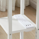 Bedside Table with Power - Chic Look, White V178-100039