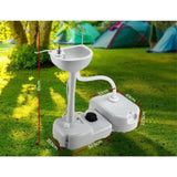 Weisshorn Camping Basin Portable Hand Wash Sink Stand 43L Capacity CAMP-STAND-43L-GREY