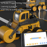 DanBaoLe Programming Magnetic Truck DIY Assembly Remote Control Eneineering Vehicle Christmas Gift V255-TRUCK_U501