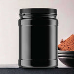 32x 2.5L Wide Mouth Plastic Jars and Lids Black - Empty Protein and Powder Tubs V238-SUPDZ-40409972736080