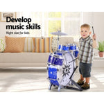 Keezi 11 Piece Kids Drum Set PLAY-DRUM-8