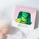 MANGO JELLY Metal Free Hair Ties - Green 36P - Six Pack V659-METALFREE-3CM-36P-GREEN-6-P