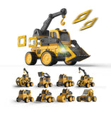 DanBaoLe Programming Magnetic Truck DIY Assembly Remote Control Eneineering Vehicle Christmas Gift V255-TRUCK_U501