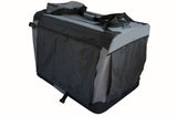 YES4PETS Large Fordable Soft Dog Cat Puppy Crate Bag With Curtain-Grey V278-SC7052-L_GREY