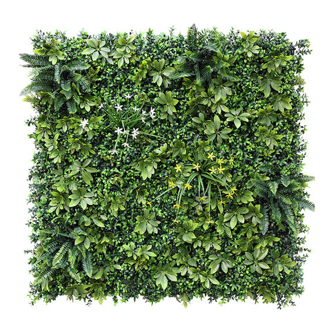 YES4HOMES 5 SQM Artificial Plant Wall Grass Panels Vertical Garden Foliage Tile Fence 1X1M Green V278-5-X-CCGF004-GREENPLANT