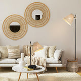 Yvette Rattan Floor Lamp V558-LL-27-0190