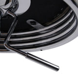 Artiss Set of 2 Backless PU Leather Bar Stools - Black and Chrome BA-TW-T7009-BLACK-X2