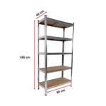 2 x 1.8M Garage Shelving Warehouse Rack Storage Shelves Pallet Racking V63-842041