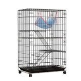 i.Pet Rabbit Cage 100cm Hutch 3 Level Indoor Guinea Pig Ferret PET-RAB-CAGE-GV1907