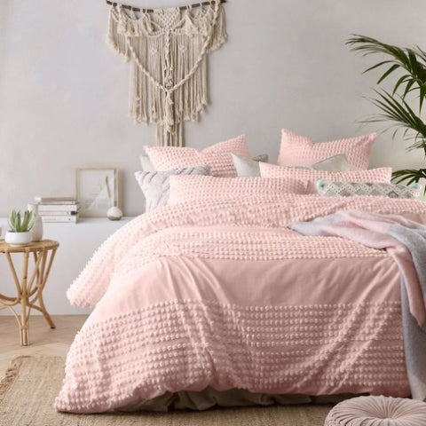 Vintage Design Homewares Betty Blush Quilt Cover Set King V442-HIN-QUILTCS-BETTY-BLUSH-KI