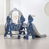 GOMINIMO Kids Slide and Swing Set with Basketball Hoop GO-KS-103-TF V227-3720871001111