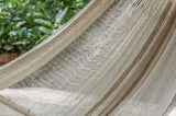 Mayan Legacy Queen Size Super Nylon Mexican Hammock in Cream Colour V97-SNQCREAM