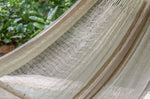 Mayan Legacy King Size Super Nylon Mexican Hammock in Cream Colour V97-SNKCREAM