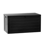 Gardeon Outdoor Storage Box 680L Container Lockable Garden Bench Shed Tool All Black OSB-S680-ABK