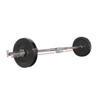 Everfit 18kg Barbell Set Weight Plates Bar Lifting Bench 168cm FIT-K-BB-SET-10KG