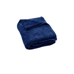 Light Weight Coral Fleece Throw Rug 150x200 cm Navy V442-ABR-THROW-CORALFLEECE200CM-NAVY-RE