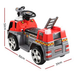 Rigo Kids Electric Ride On Car Fire Engine Fighting Truck Toy Cars 6V Red RCAR-FIRETRUCK-RDGY