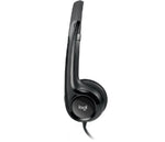 Logitech Wired USB Headset H390, Black, Noise Cancelling MIC, 1.8m Cable, In-line Audio Control V177-MA-14LT-CHS-H390