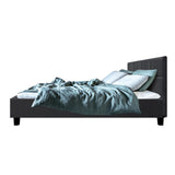 Artiss Bed Frame Double Size Charcoal TINO BFRAME-H-TINO-D-CA-AB