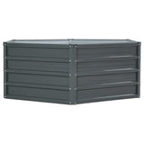 Greenfingers 2x Garden Bed 130x130x46cm Planter Box Raised Container Galvanised GARDEN-ALUMGR-13-FC2