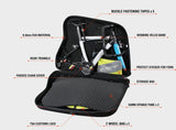 NOOYAH Bike Hard Shell Travel Case EVA Mountain MTB ebike Road Bike 700c Gravel Bike Tourer- BK002 V382-BLKHARDCASEBK002