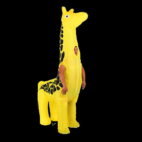 Giraffe Fancy Dress Fan Inflatable Costume Suit V63-825791