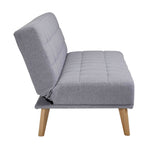 Brando 3 Seater Sofa Futon Bed Fabric Lounge Couch - Grey V315-VOL-BRAND-01