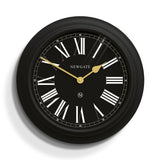 Newgate Chocolate Shop Wall Clock Silicone Cave Black V398-NGCHOC435CK