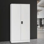 Two-Door Shelf Office Gym Filing Storage Locker Cabinet Safe V63-759835