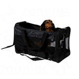 Pet Travel Bag Dog Cat Puppy Portable Foldable Carrier Large Shoulder Black Sac V238-SUPDZ-32873518268496