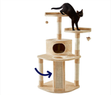 Petwiz 132cm Mimi Cat Scratching Post Condo Tree V378-PW-80934A