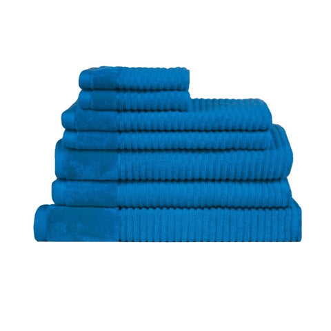 Royal Excellency 7 Piece Cotton Bath Towel Set - Teal V442-RAN-TOWEL-ROYALEX7PCE-TEAL-RE