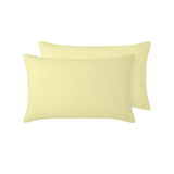 Vintage Design Homewares 100% Linen Pair of Standard Pillowcases Butter 48 x 73 cm V442-HIN-PILLOWC-LINEN-BUTTER-ST