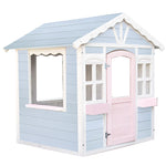 ROVO KIDS Cottage Style Wooden Outdoor Cubby House Girls Childrens Playhouse V219-KIDCUBROVACT4