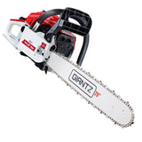 Giantz Chainsaw 52CC 20" Bar Commercial E-Start Pruning Chain Saw White,Giantz Chainsaw CSAW-FT-20-RDWH