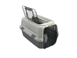 YES4PETS Medium Dog Cat Rabbit Crate Pet Kitten Carrier Parrot Cage Grey V278-BH-2-M-SKYLIGHT-GREY