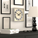 Newgate Jones Box Wall Clock Silver V398-NGJBOX211CH