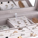 SONGMICS Jewellery White Box with 6 Layers and 5 Drawers V384-JBC138