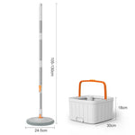 Cleanix Clean Sewage Separation Mop Rotary Hand-Wash-Free Flat Suction Orange white V360-ZC-CLSM0000-OW