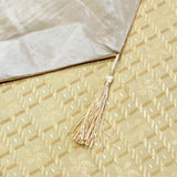 Faux Silk Jacquard Table Runner Gold 32 x 180 cm V442-ABR-TABLER-FAUXSILKJACQUARD180-GOLD-SH