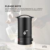 8L Candle Wax Heater Black With Tap - Soy Wax Melter Candle Making Electric V238-SUPDZ-40076893388880