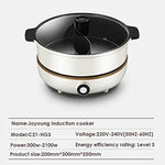 Joyoung IH Induction Cooker with Hot Pot C21-CL01, 300W-2100W Adjustable Power Supply, Separated Pot V214-27