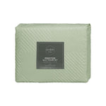 Ardor Preston Pale Green Embossed Quilt Cover Set King V442-INT-QUILTCS-PRESTON-GREEN-KI