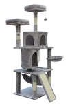 YES4PETS Large Cat Scratching Post Tree Scratcher Pole-Little Grey V278-CAT-TREE-YT02-LITTLE-GREY