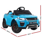 Rigo Kids Electric Ride On Car SUV Range Rover-inspired Toy Cars Remote 12V Blue RCAR-EVOQUE-BU