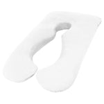 Woolcomfort Aus Made Maternity Pregnancy Nursing Sleeping Body Pillow Pillowcase Included White V535-PREG-PILLOW-BUNDLE-WHI