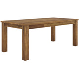 Birdsville Dining Table 190cm Solid Mt Ash Wood Home Dinner Furniture - Brown V315-VTO-009