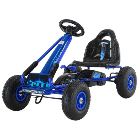 Kahuna G95 Kids Ride On Pedal Go Kart - Blue CAR-PB-9588A-BU