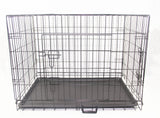 YES4PETS 42' Portable Foldable Dog Cat Rabbit Collapsible Crate Pet Rabbit Cage with Cover V278-CR42-W-COVER-BK