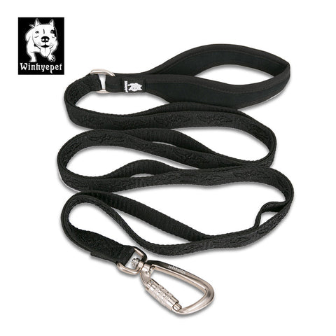 Whinyepet leash black - L V188-YL1831-2